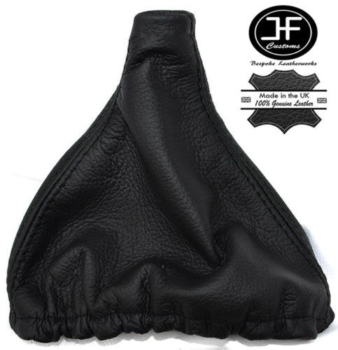 BLACK STITCH MANUAL LEATHER GEAR GAITER FITS PORSCHE 944 924 1982-1989