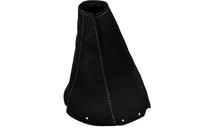 SILVER STITCH FITS TOYOTA SUPRA MK4 1993 - 2002 LEATHER GAITER BOOT SHIFT SUEDE