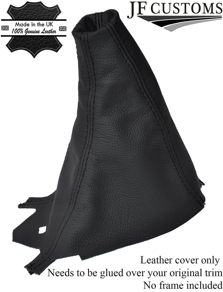 BLACK STITCH MANUAL LEATHER GEAR GAITER FITS LAND ROVER DISCOVERY 3 LR3 04-09