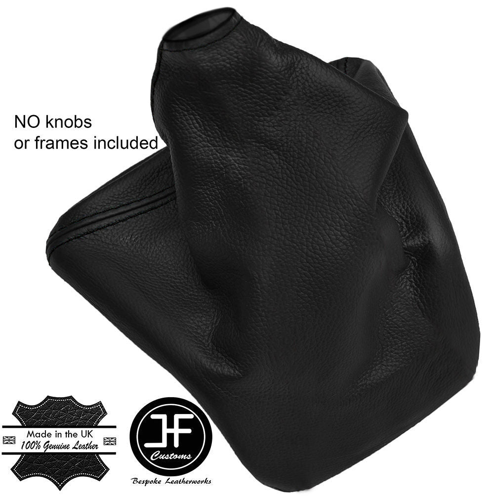 BLACK STITCHING MANUAL LEATHER GEAR GAITER FITS VW VOLKSWAGEN CRAFTER LT3 06-15