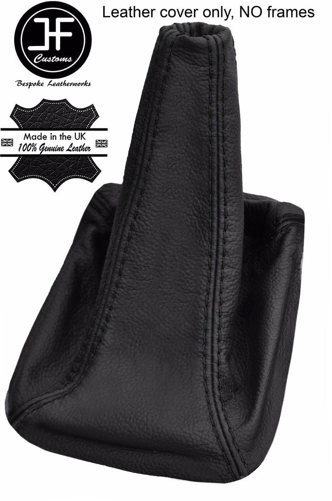 BLACK STITCH REAL LEATHER MANUAL GEAR GAITER FITS SUBARU FORESTER 1997-2002