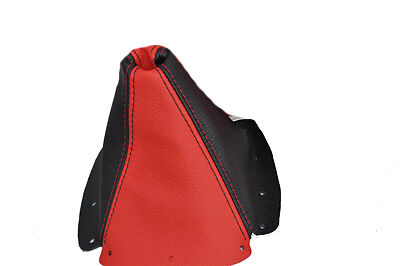 FITS MAZDA MX5 MK2 MIATA 1998-2005 GEAR GAITER IN RED AND BLACK CUSTOM NEW