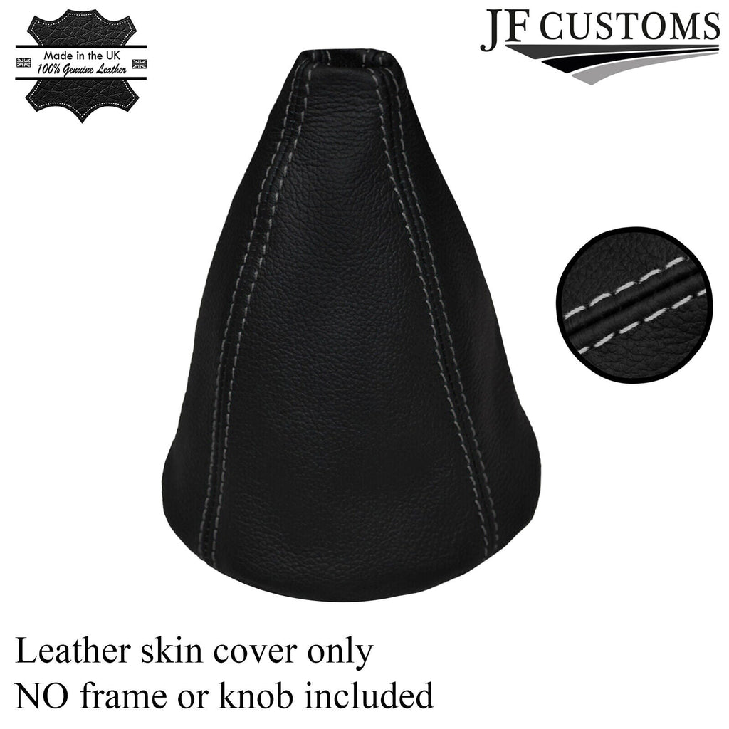 GREY STITCH FITS SAAB 900 CLASSIC 1978-1994 GAITER SHIFT BOOT REAL LEATHER