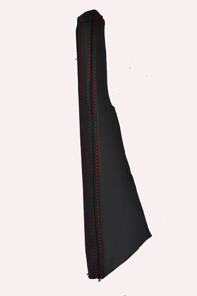 red stitch FITS MERCEDES 811 D 814 HANDBRAKE LEATHER GAITER CUSTOM NEW