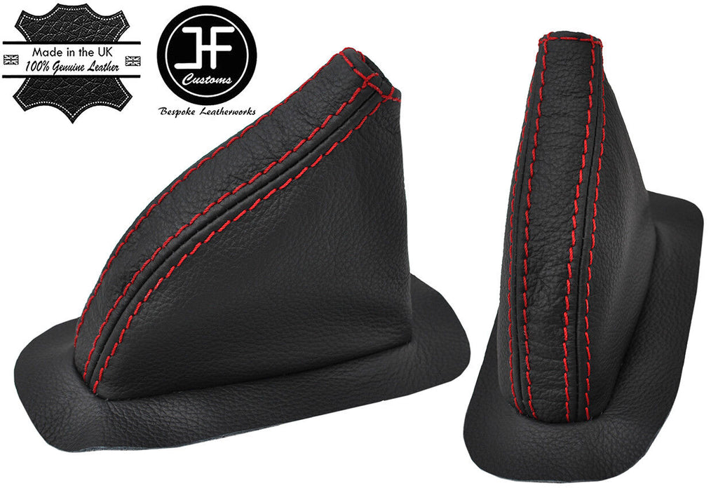 RED STITCH OVER RUBBER LEATHER HANDBRAKE GAITER FOR VOLVO AMAZON 122 122S 120