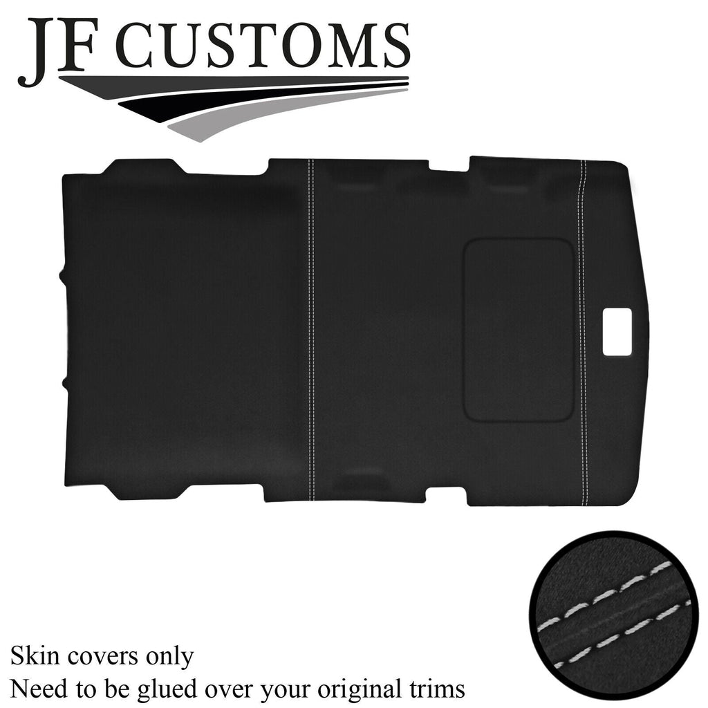 L GREY STITCH D GREY SUEDE SUNROOF HEADLINER COVER FITS HUMMER H2 02-09 STYLE 1