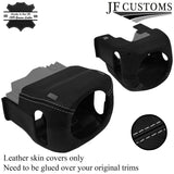 LIGHT GREY STITCH LEATHER STEERING SHROUD COVER FITS PORSCHE CARRERA 997 04-11