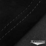 BLACK STITCHING SUEDE SKIN MANUAL GEAR GAITER FITS FIAT 500 & 500 ABARTH 07-14