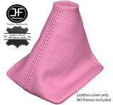 PINK REAL LEATHER MANUAL GEAR STICK GAITER FOR AUDI A4 B5 1995-1999 CUSTOM NEW