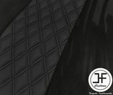 BLACK DIAMOND STITCH SUN ROOF HEADLINING LUXE SUEDE COVER FOR VW GOLF MK4 5 DR