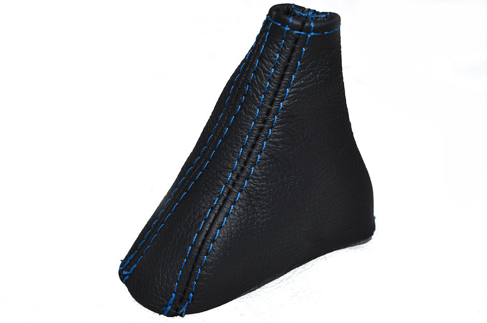 BLUE STITCH AUTO AUTOMATIC LEATHER GEAR GAITER FITS VOLVO S60 00-10 V70 01-07