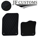 BLUE DIAMOND STITCH VINYL 4XTAILORED FLOOR CARPET FOR VOLVO S90 V90 16-21 JF1