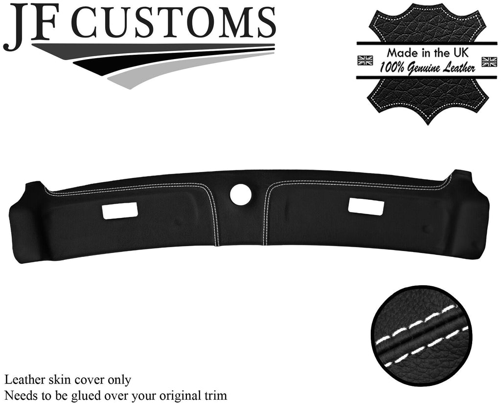 WHITE STITCH FRONT ROOF PANEL LEATHER COVER FITS SMART FORTWO 450 98-07 CABRIO