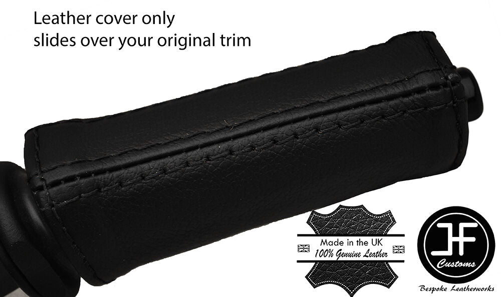 BLACK STITCH HANDBRAKE HANDLE LTHR COVER FOR LAND ROVER DISCOVERY 200 300 96-04