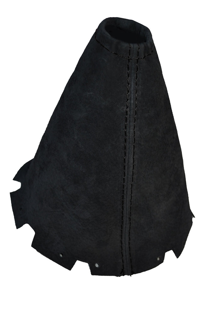 BLACK STITCHING FITS NISSAN JUKE 2010+ REAL SUEDEGEAR GAITER ONLY CUSTOM NEW