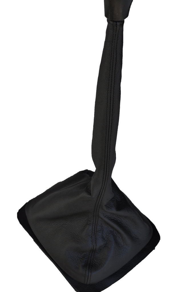 BLACK STITCH LONG LEATHER GEAR GAITER FITS VW T25 BUS VAN VANAGON WESTFALIA