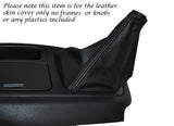 BLACK STITCHING LEATHER MANUAL GEAR GAITER FITS HYUNDAI I LOAD 2008-2014