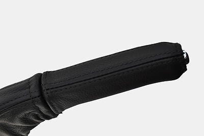 black stitch FITS HONDA PRELUDE 92-96 4th GEN LEATHER HANDBRAKE HANDLE COVER