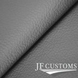 L GREY ITALIAN LEATHER 2X CAR KEY HOLDER PROTECTOR FITS FORD TRANSIT MK7 06-14
