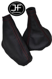 RED STITCH FOR ALFA ROMEO 156 PRE-FACELIFT 98-02 GEAR HANDBRAKE REAL LEATHER