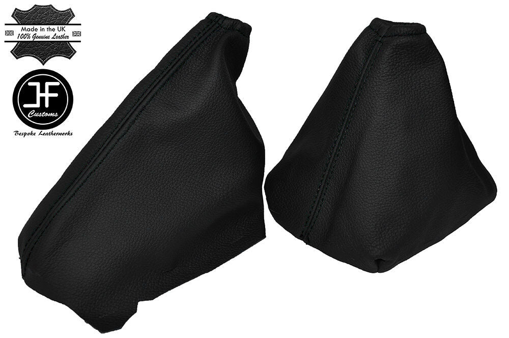 BLACK STITCH LEATHER 6 SPEED GEAR &  HANDBRAKE GAITER FOR PEUGEOT 508 2010-2015