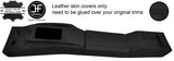 BLACK STITCH CONSOLE & ARMREST LEATHER COVERS FOR TOYOTA MR2 MK1 84-90 STYLE 2