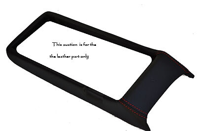 RED STITCH LEATHER FRONT CENTRE CONSOLE CASSETTE BOX FITS PORSCHE 928 CUSTOM NEW