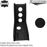 BLACK STITCH CENTRE CONSOLE TRIM LEATHER COVERS FITS PORSCHE 914 1969-1976