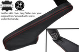 RED STITCH LEATHER HANDBRAKE FOR MINI COUNTRYMAN PACEMAN R60 R61 2010-2016