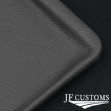 D GREY LEATHER COVERED CONSOLE CUP HOLDER TRIM FITS MERCEDES W126 S CLASS 79-91