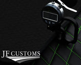 GREEN DIAMOND VINYL 4X TAILORED FLOOR CARPETS FOR MERCEDES CLK W208 97-02  JF1