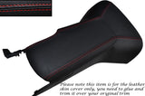 RED STITCH CENTRE CONSOLE COVER & ARMREST COVER FITS CORVETTE C6 2005-2013