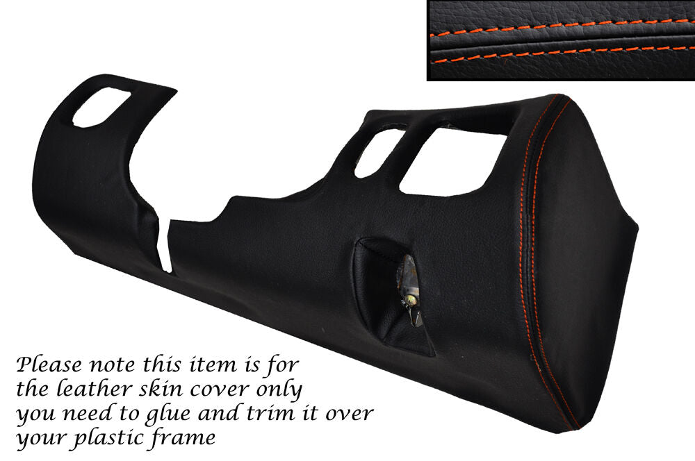 ORANGE STITCH DRIVER LOWER DASH TRIM SKIN COVER FITS MITSUBISHI GTO 3000GT 92-99