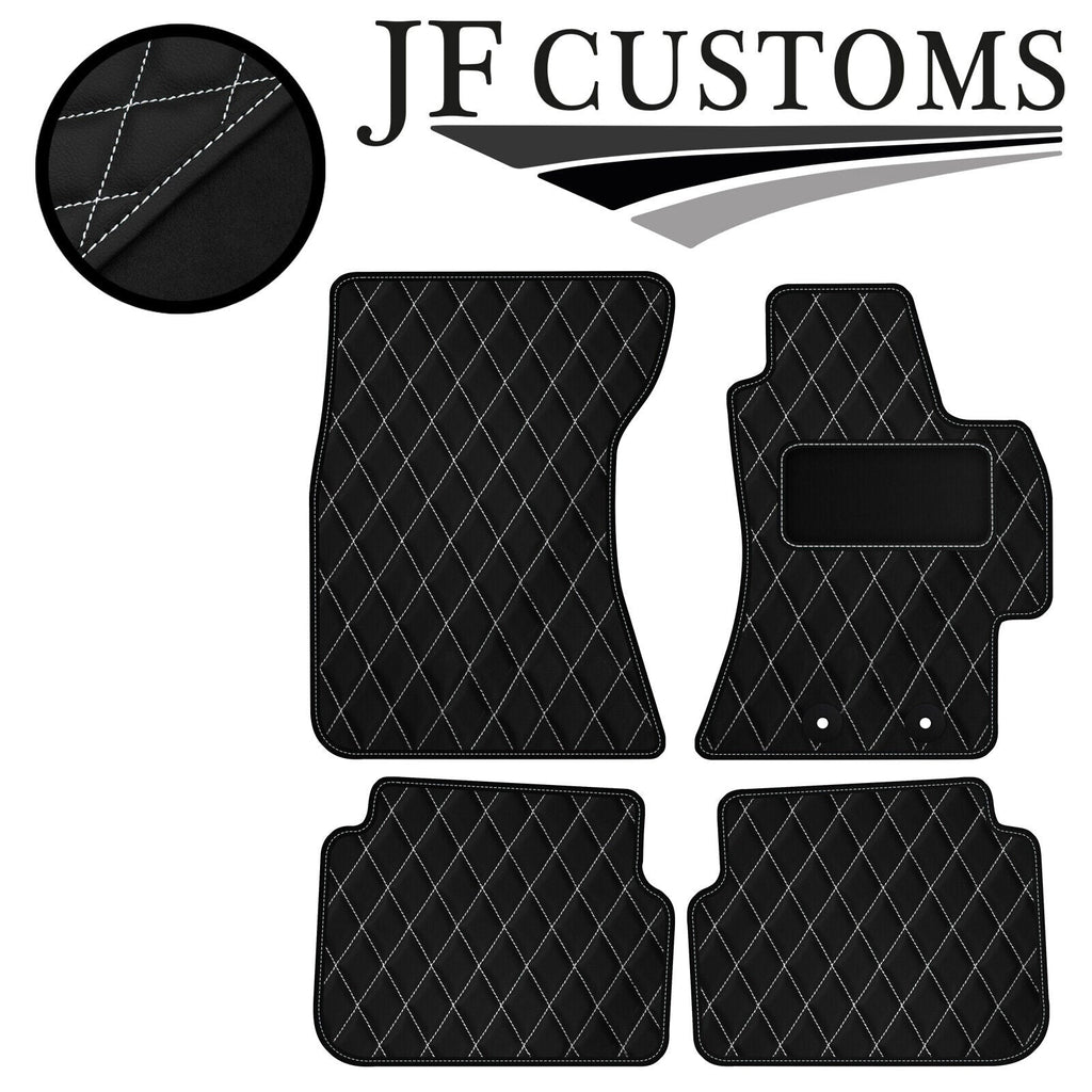 WHITE DIAMOND VINYL 4X TAILORED FLOOR CARPET FOR SUBARU IMPREZA 07-11 5DR JF1