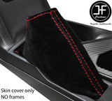 RED STITCH SUEDE HANDBRAKE GAITER  FITS TOYOTA RAV 4 2013-2018 CUSTOM NEW