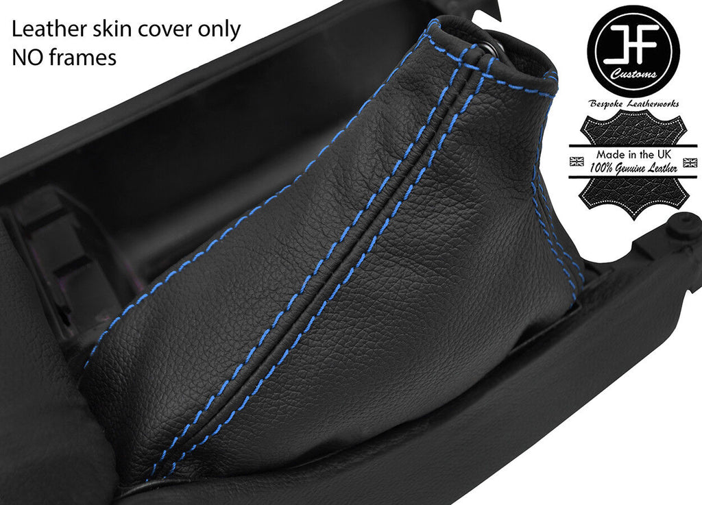 BLUE STITCH TOP GRAIN LEATHER HANDBRAKE GAITER FITS NISSAN 300ZX Z32 1990-1996