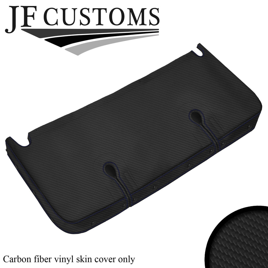 D BLUE STITCH REAR BOOT LID CARBON VINYL COVER FITS CATERHAM SEVEN S3 CUSTOM NEW