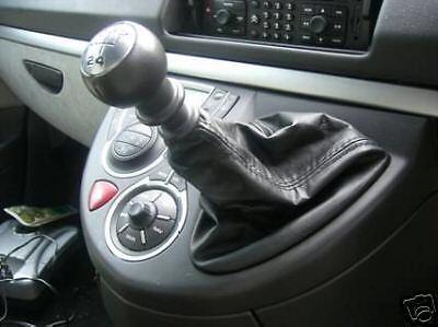 FITS PEUGEOT 807 GAITOR BLACK REAL LEATHER 02-09 CUSTOM NEW MADE IN UK