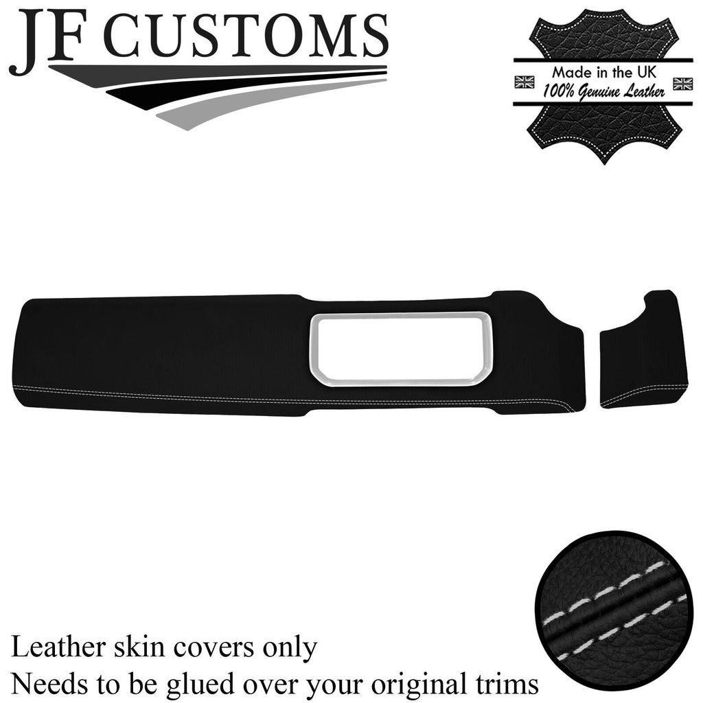 L GREY STITCH LEATHER 2X FRONT DASH TRIM COVERS FOR RANGE ROVER SPORT L494 13-21