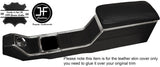 BLACK STITCH CENTRE CONSOLE & ARMREST LEATHER COVERS FITS FORD CORTINA MK1 MK2
