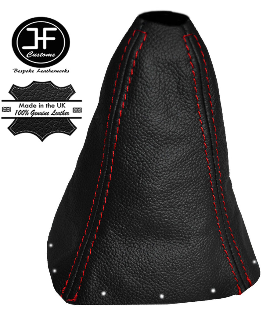 RED STITCH FITS SUZUKI SWIFT 2005-2010 REAL LEATHER GEAR STICK GAITER CUSTOM NEW
