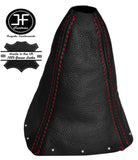 RED STITCH FITS SUZUKI SWIFT 2005-2010 REAL LEATHER GEAR STICK GAITER CUSTOM NEW