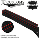 RED STITCH TOP-GRAIN LEATHER HANDBRAKE HANDLE COVER FOR PEUGEOT 405 87-97