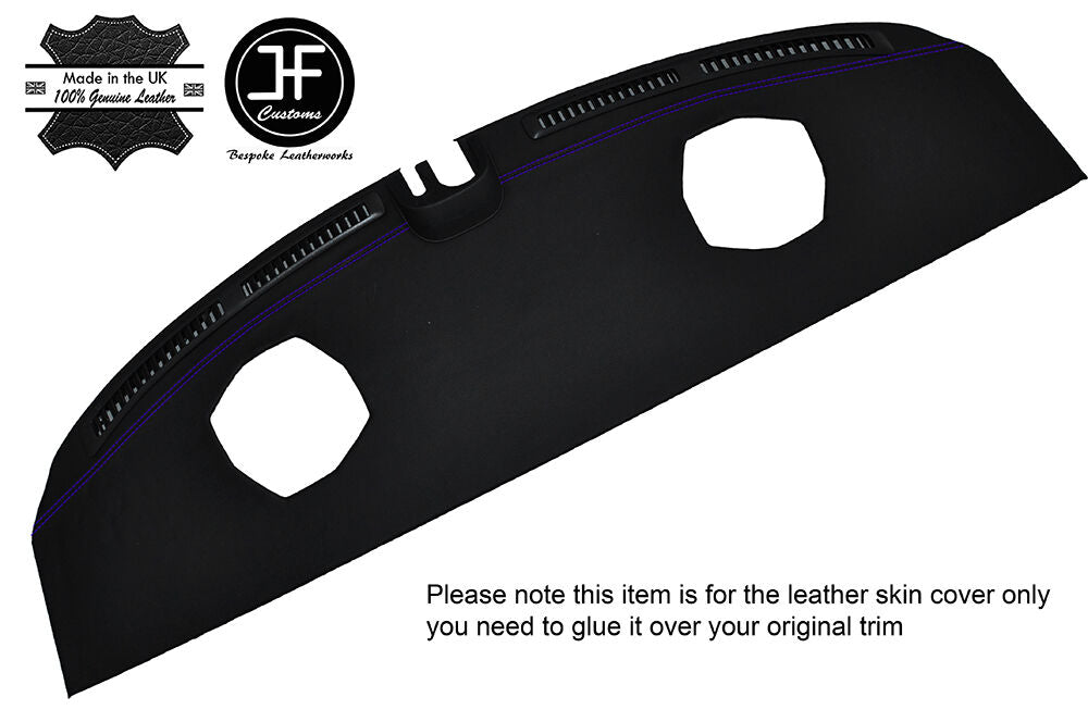 PURPLE STITCH PARCEL SHELF LEATHER COVER FITS NISSAN SKYLINE GTS GTR R33 93-98