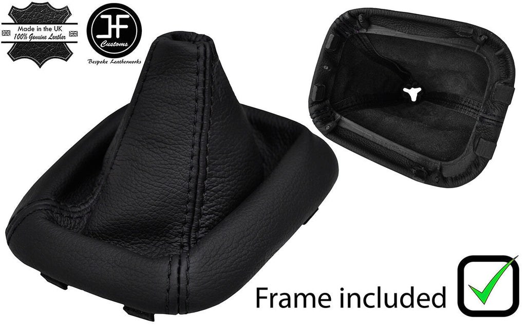 BLACK STITCH LEATHER MANUAL GEAR+PLASTIC FRAME FITS VOLVO S40 V40 96-04