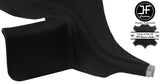 BLACK STITCH 2XREAR SIDE QUARTER TRIM LEATHER COVER FOR FORD MUSTANG 05-09 COUPE