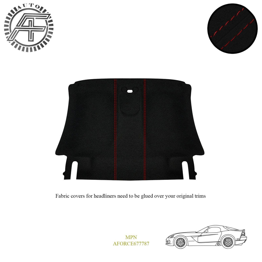 LUXE SUEDE HEADLINER COVER FITS DODGE VIPER GTS SRII 2-DOOR COUPE 1996-2002