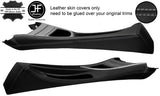 GREY STITCH CENTRE CONSOLE TUNNEL REAL LEATHER COVER FOR BMW 1 E81 E82 E87 E88