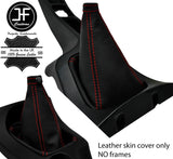 RED STITCH REAL LEATHER GEAR GAITER FITS ALFA ROMEO GTV SPIDER 916 PHASE 1