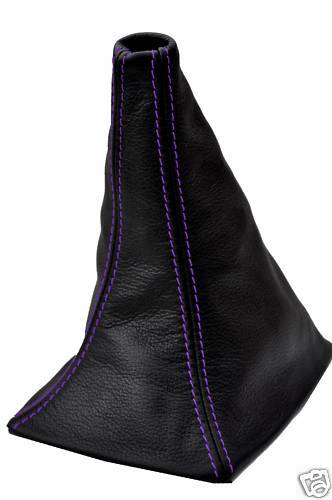 FITS SUBARU IMPREZA 05-07 WRX STI LEATHER GAITER PURPLE ST CUSTOM NEW MADE IN UK